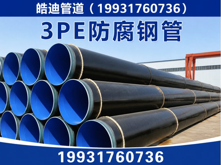 东光县3PE防腐钢管展示图